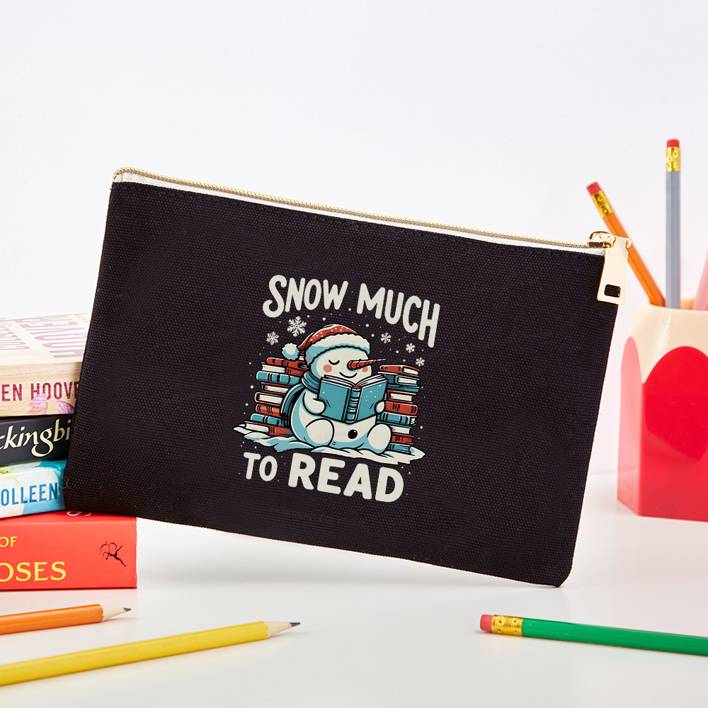 Pagewings Snow Much To Read Pouch