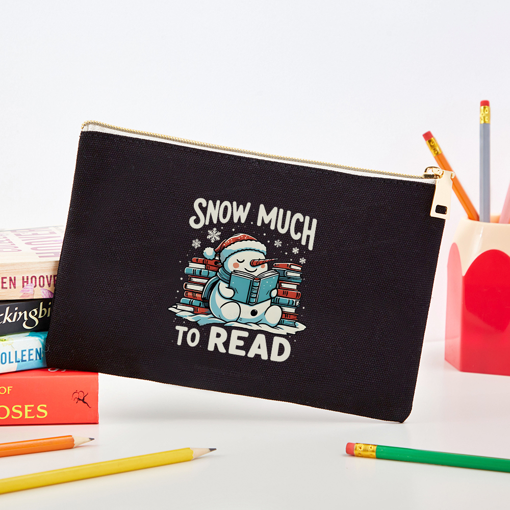 Pagewings Snow Much To Read Pouch