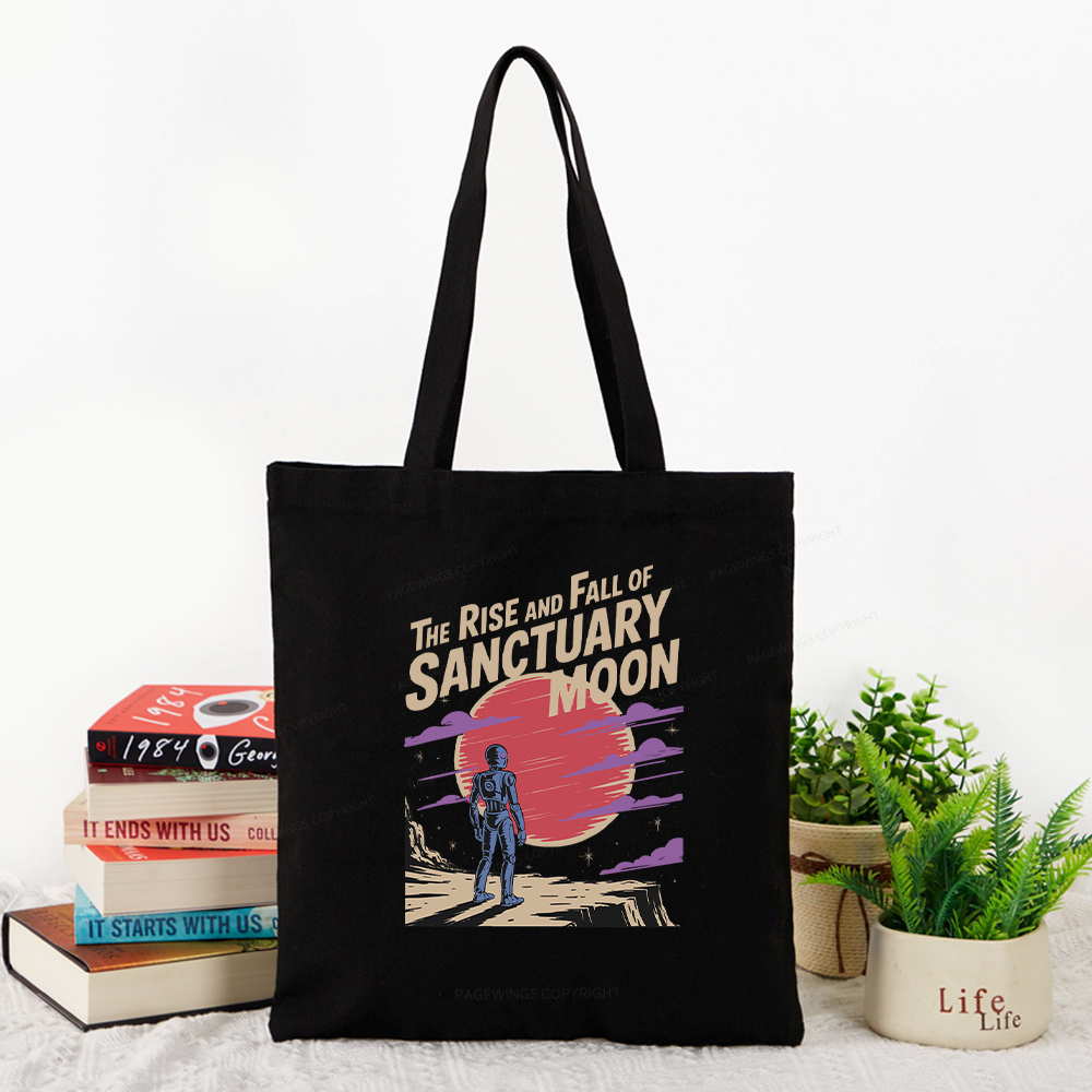 Pagewings The Rise And Fall Of Sanctuary Moon Tote Bag