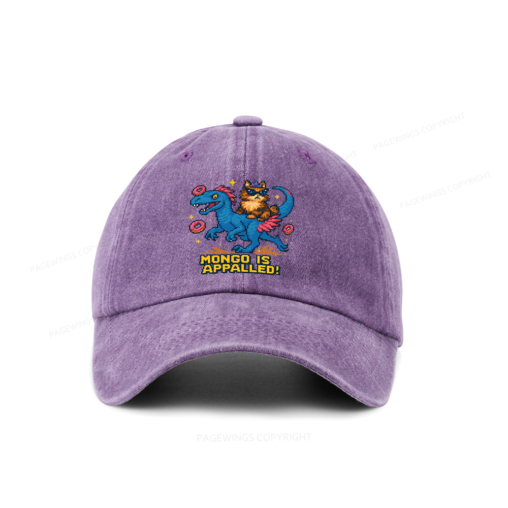 Pagewings Mongo Is Appalled Washed Cap