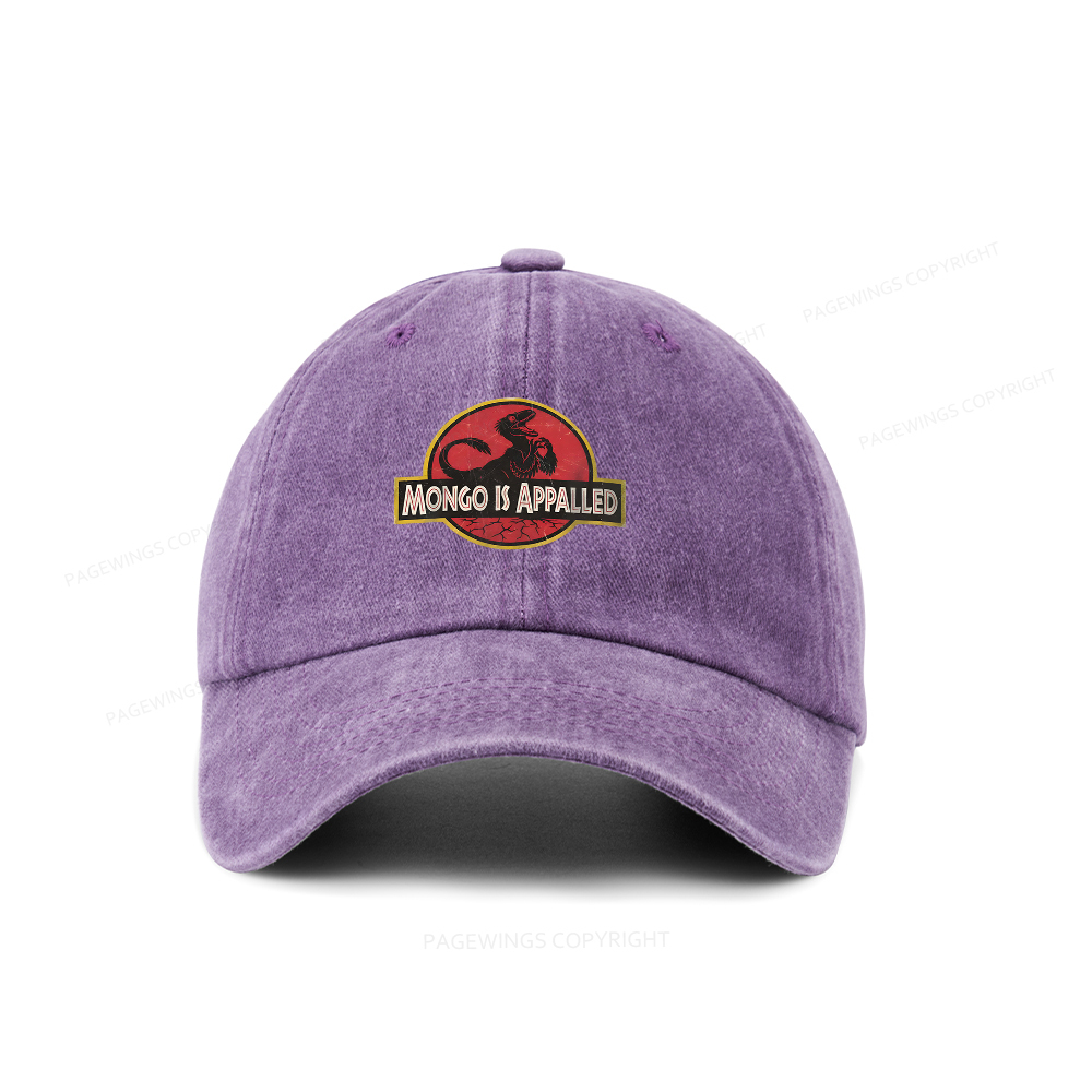 Pagewings Mongo Is Appalled Washed Cap