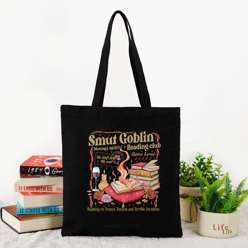 Pagewings Smut Goblin Tote Bag