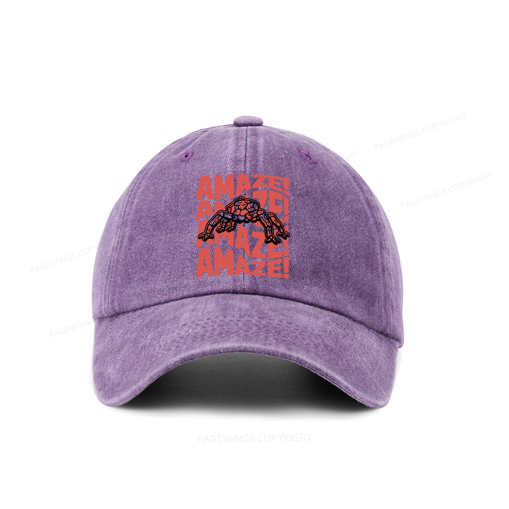 Pagewings Sci‑Fi Nerd Washed Cap
