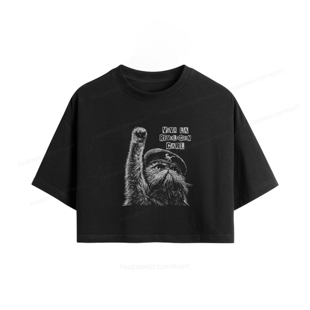 Pagewings Sci-Fi Book Lover Women Crop Tops