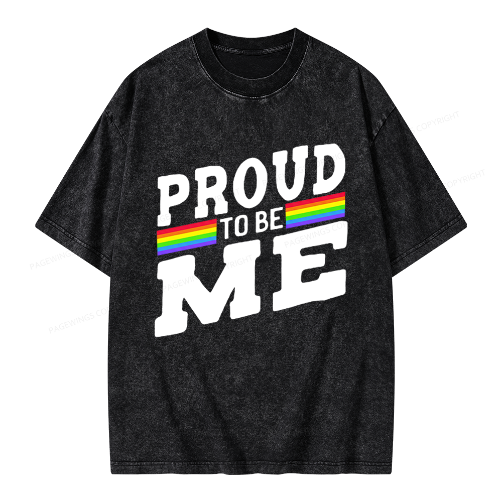 Pagewings Proud to Read Unisex Washed T-shirt