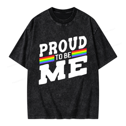 Pagewings Proud to Read Unisex Washed T-shirt