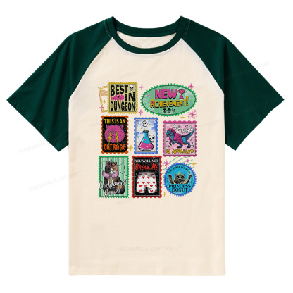 Pagewings Sci-Fi Book Lover Raglan T-shirt