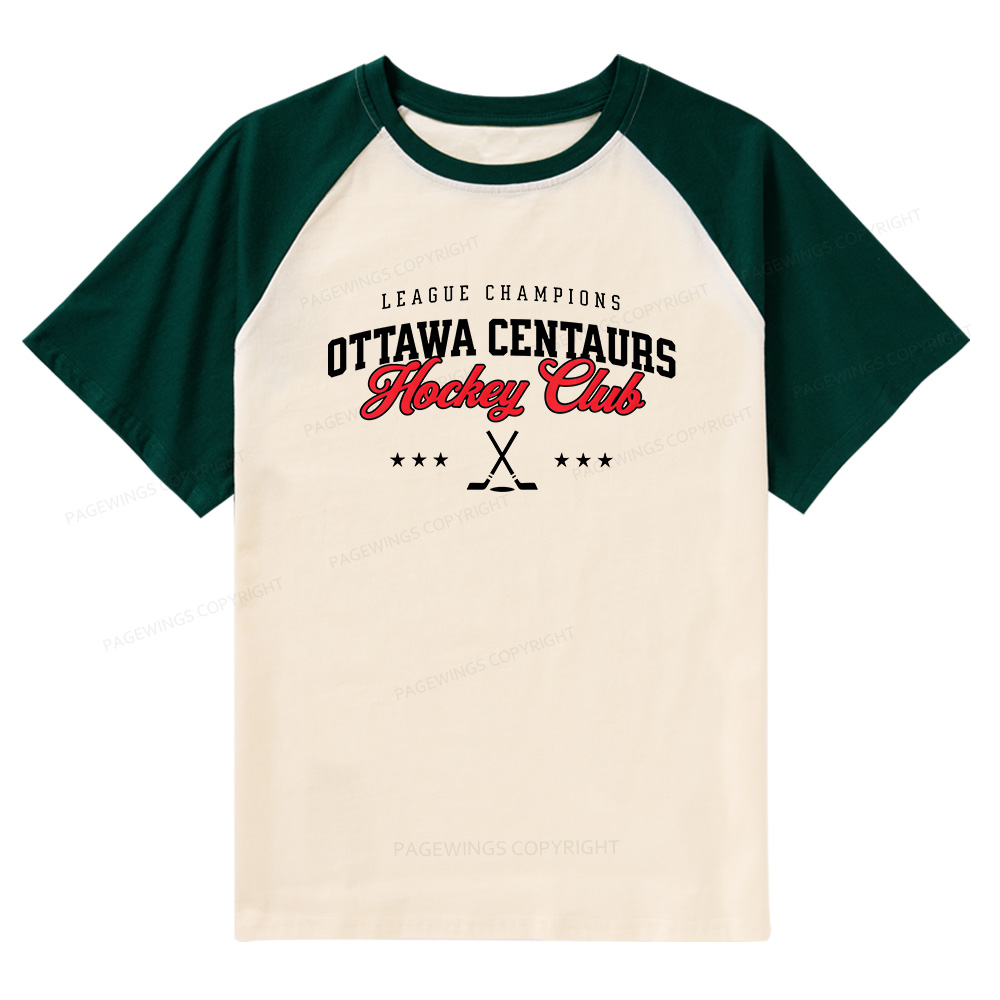 Pagewings Ottawa Centaurs Raglan T-shirt