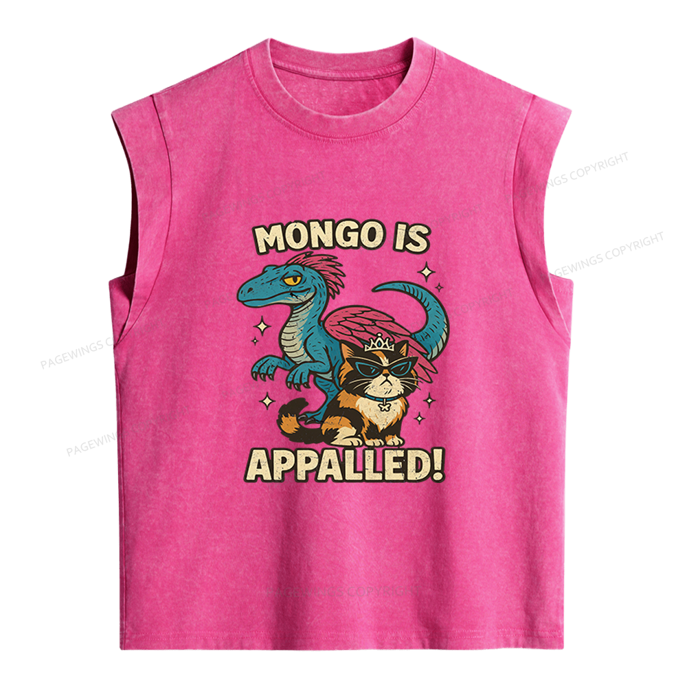 Pagewings Mongo Is Appalled Women's Washed Tank Top