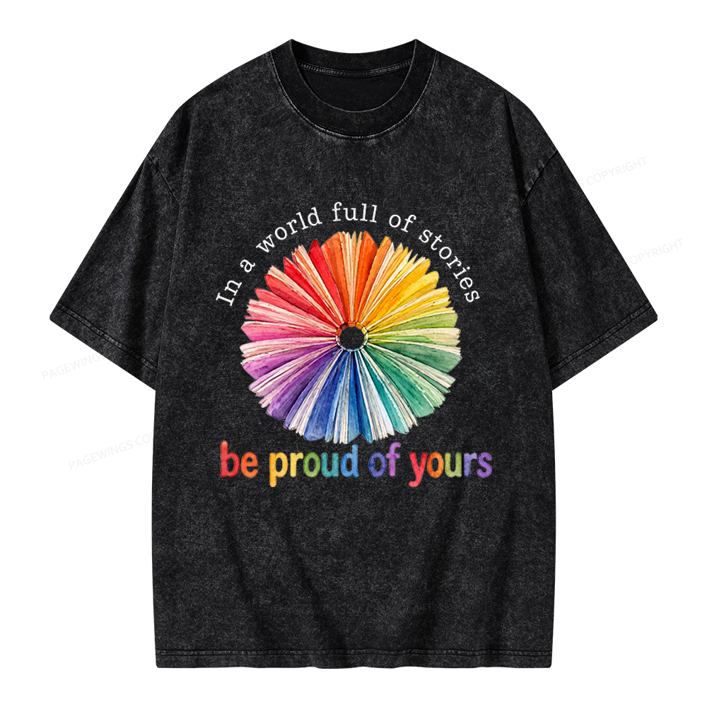 Pagewings Anti Social Book Club Unisex Washed T-shirt