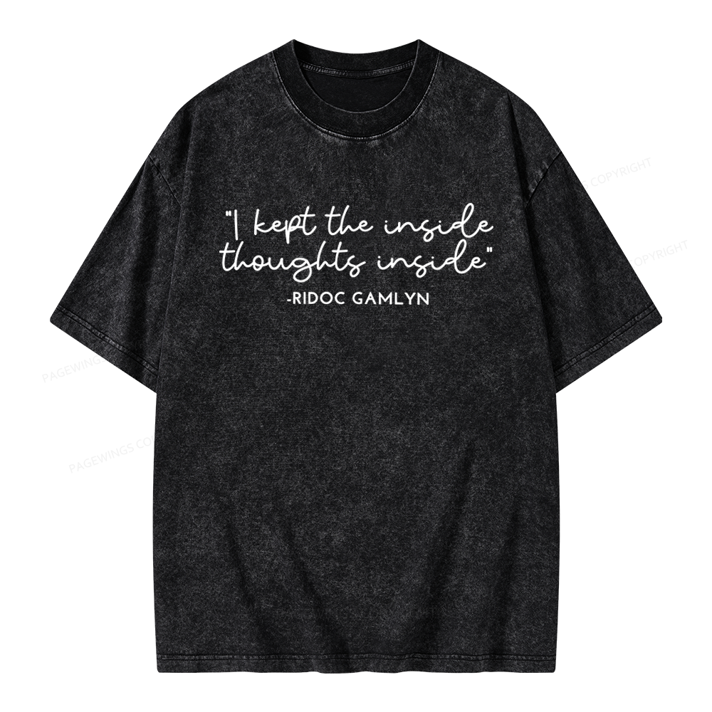 Pagewings Anti Social Book Club Unisex Washed T-shirt