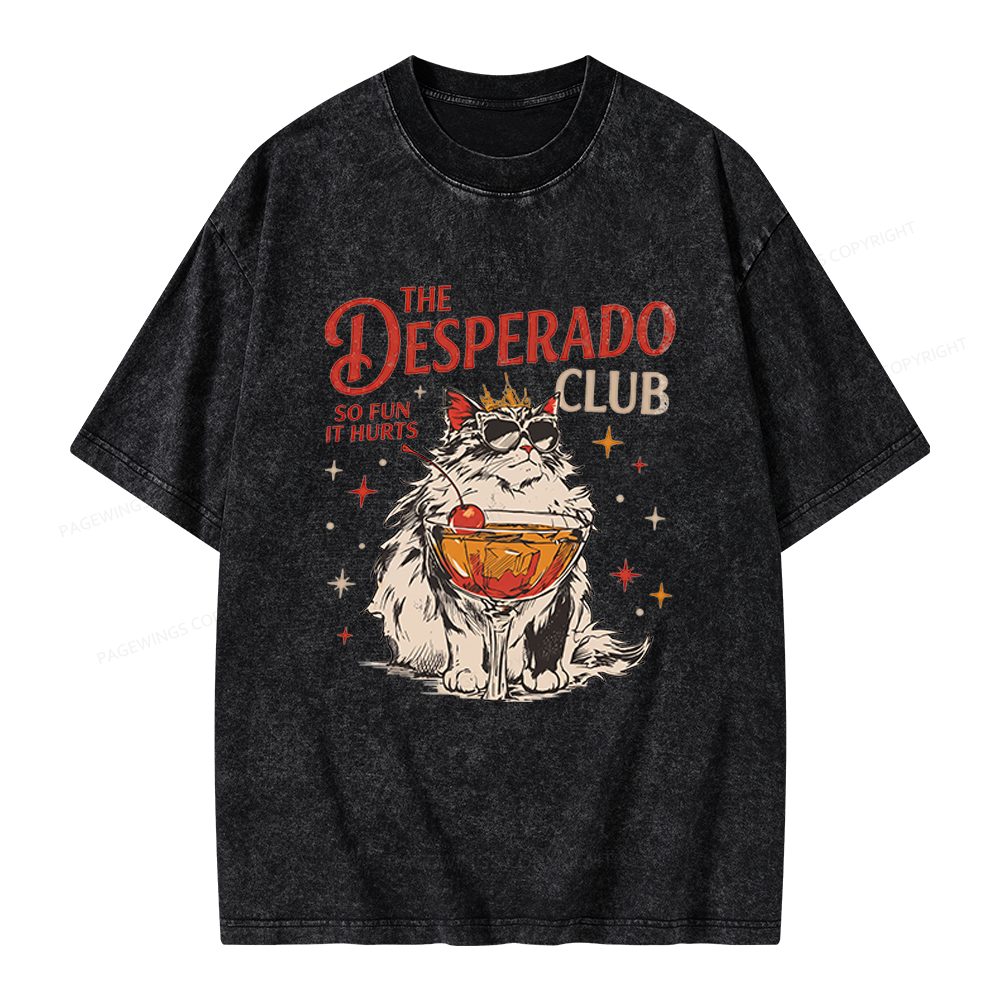 Pagewings Desperado Club Unisex Washed T-shirt