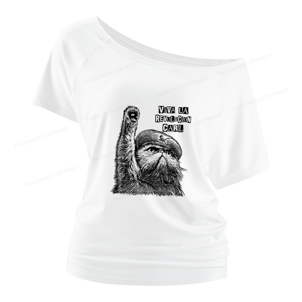 Pagewings Sci-Fi Book Lover Women Off Shoulder T-shirts