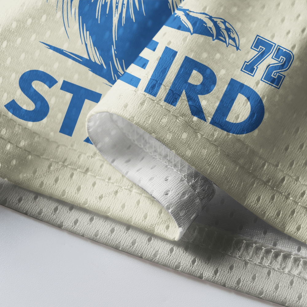 Pagewings Read Books Stay Weird Unisex Mesh Jersey