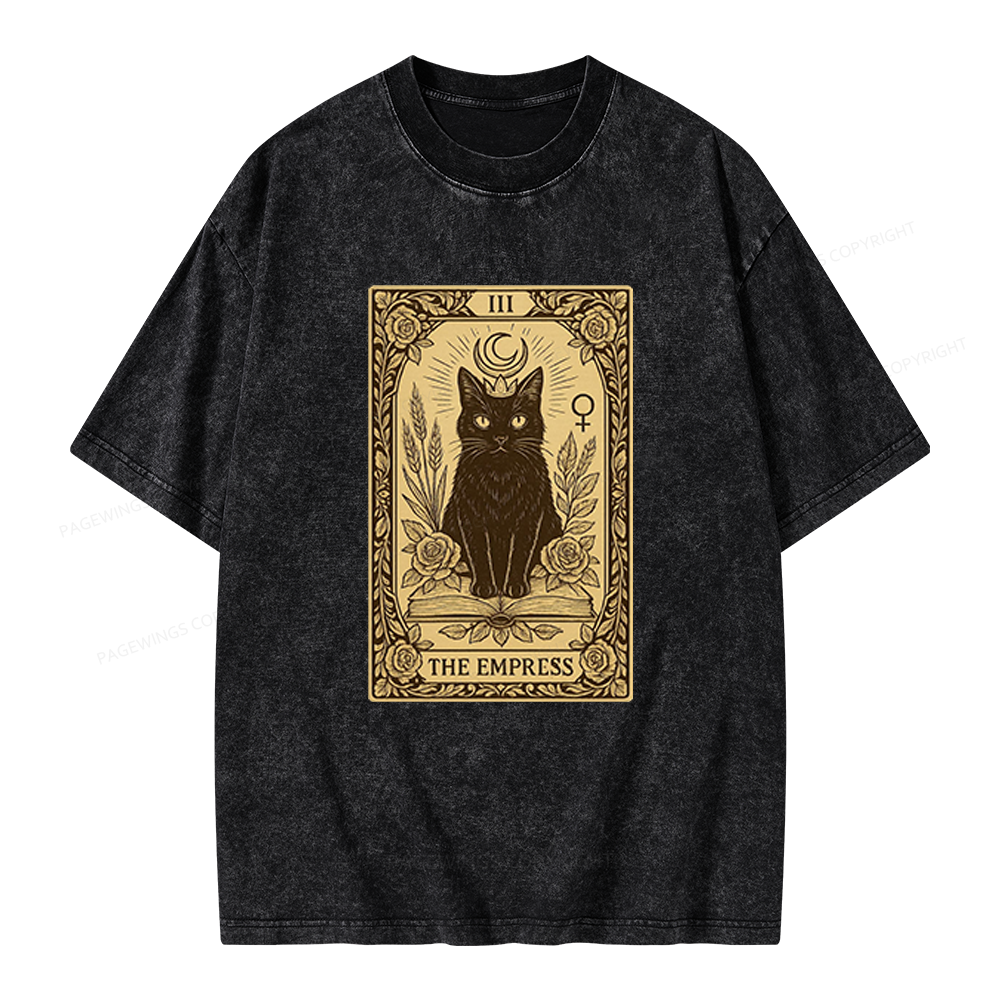 Pagewings The Empress Unisex Washed T-shirt