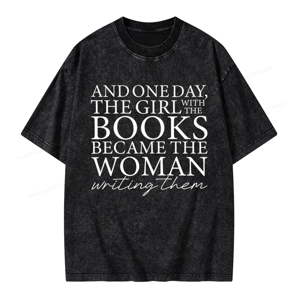 Pagewings Book Lover Unisex Washed T-shirt