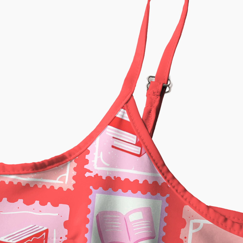 Pagewings Books Are My Jam Printed Spaghetti Strap Midi Sundress