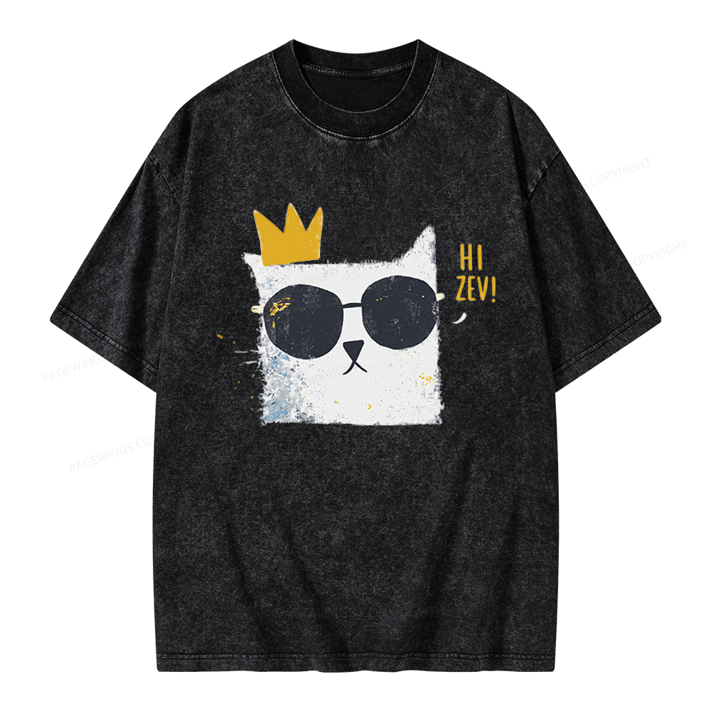 Pagewings Princess Donut Unisex Washed T-shirt
