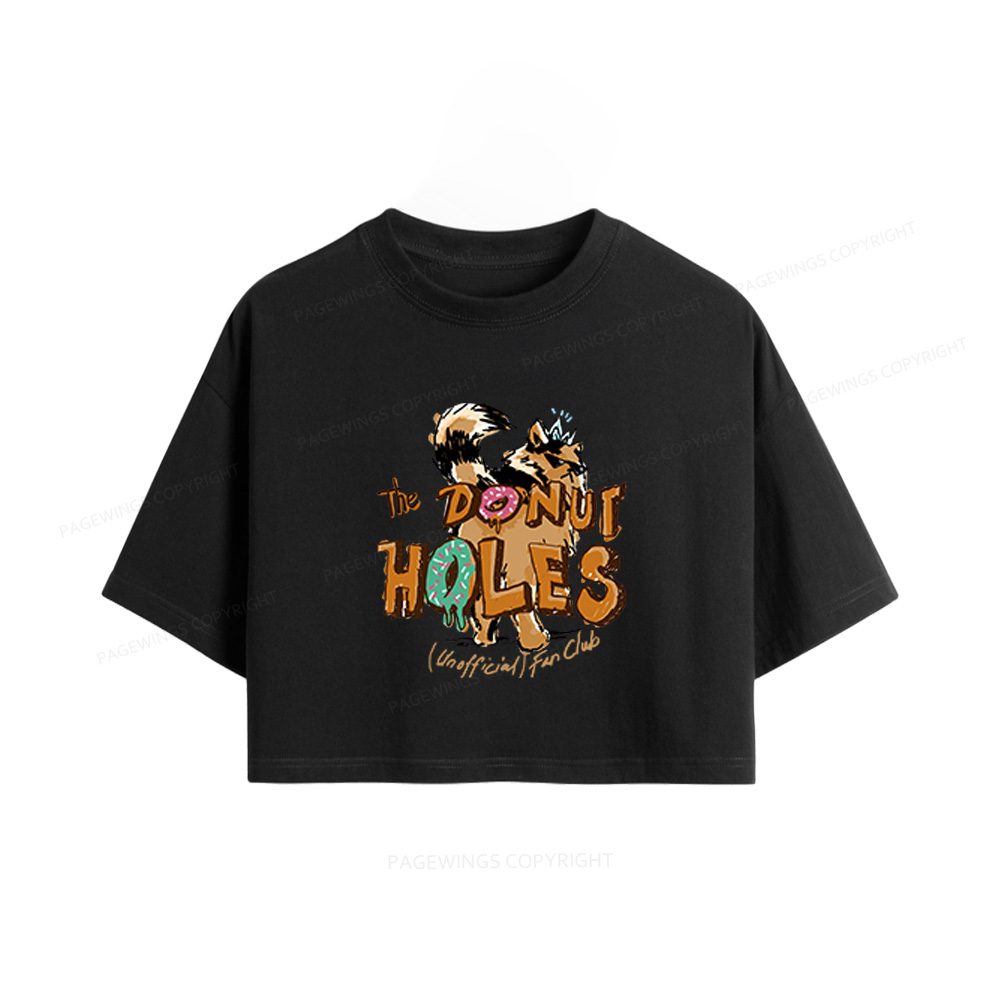 Pagewings Donut Holes Women Crop Tops