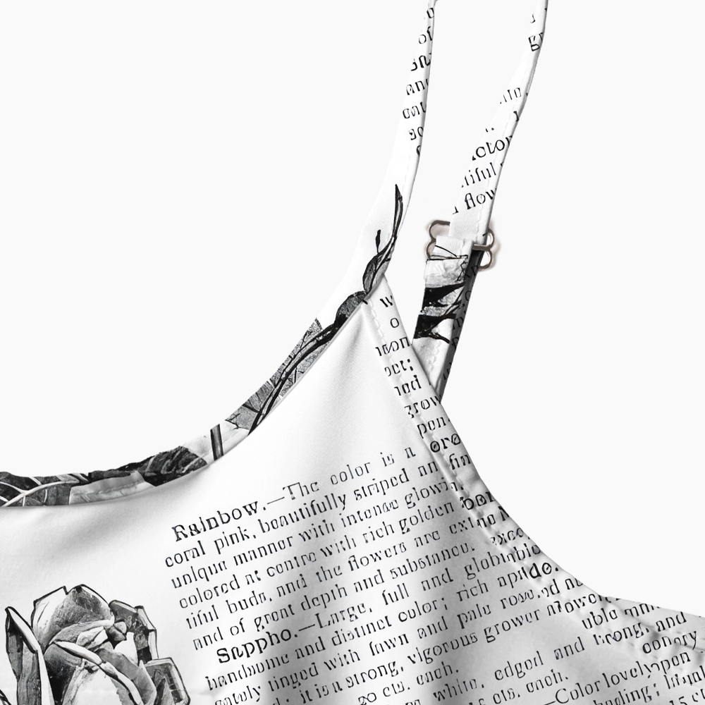 Pagewings One More Chapter Printed Spaghetti Strap Midi Sundress