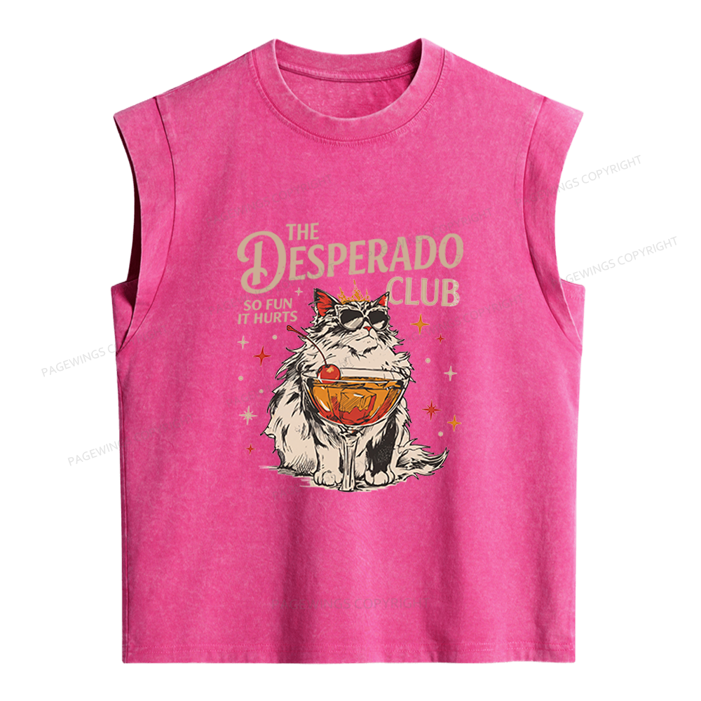 Pagewings Desperado Club Women's Washed Tank Top