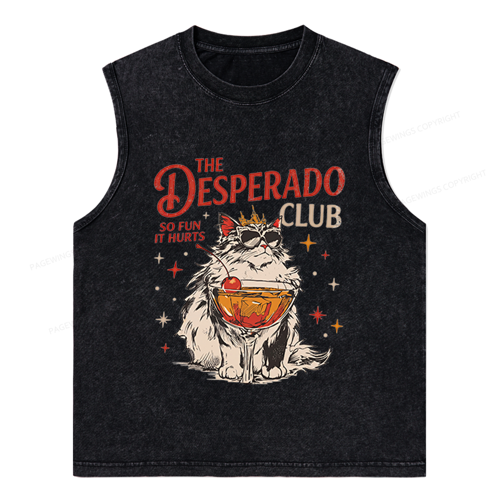 Pagewings Desperado Club Unisex Washed Tank Top