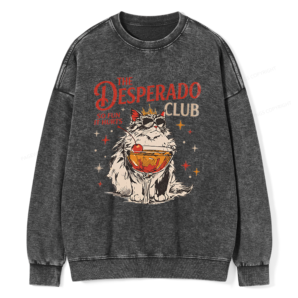 Pagewings Desperado Club Unisex Washed Sweatshirt