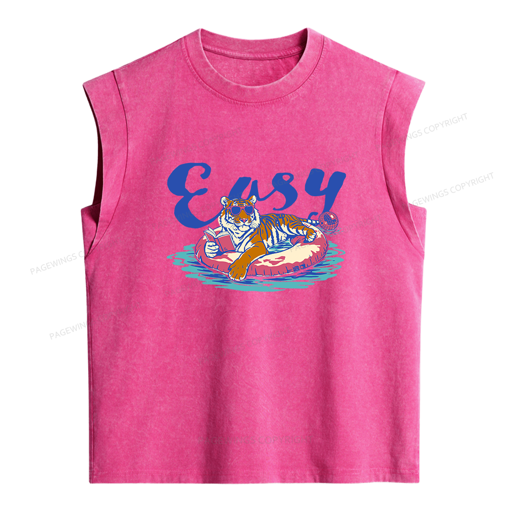 Pagewings Summer Reading Women's Washed Tank Top