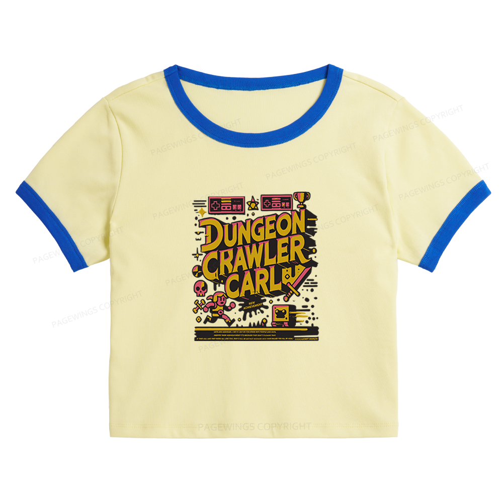 Pagewings Book New Achievement Baby Tee Cropped Ringer T-Shirt 