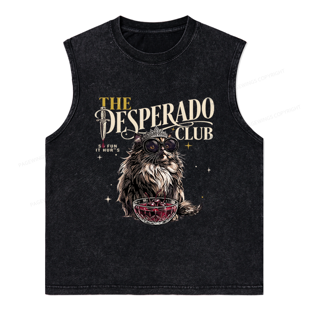 Pagewings Desperado Club Unisex Washed Tank Top