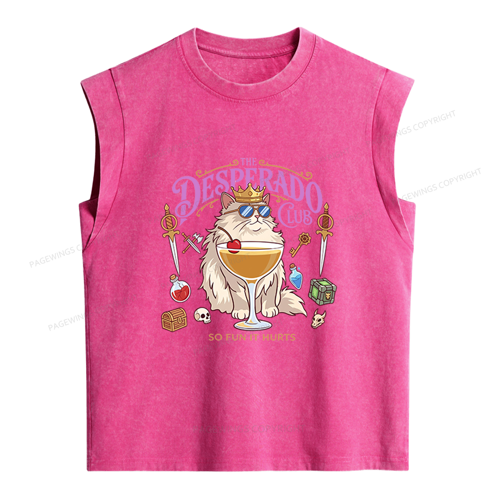 Pagewings Desperado Club Women's Washed Tank Top