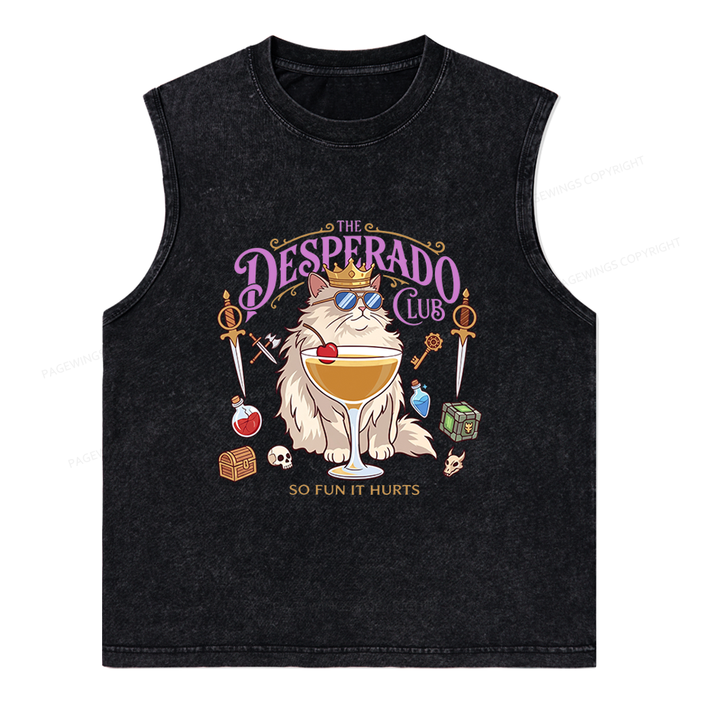 Pagewings Desperado Club Unisex Washed Tank Top