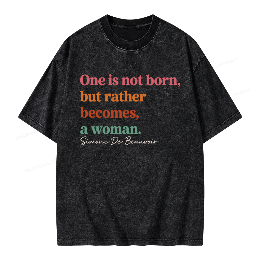 Pagewings Feminism Unisex Washed T-shirt