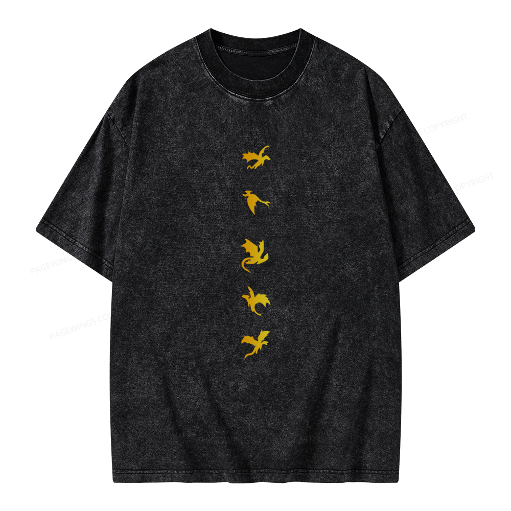 Pagewings Fly Or Die Unisex Washed T-shirt