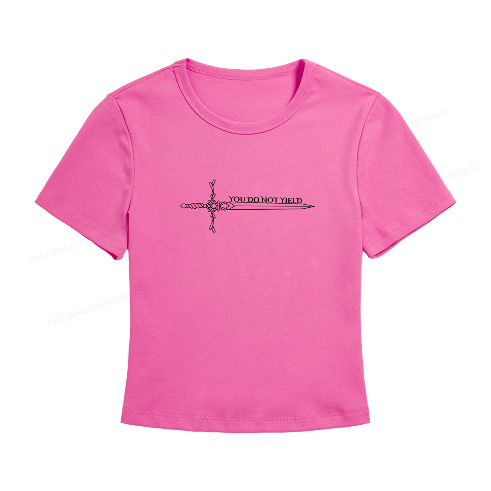 Pagewings You Do Not Yield Women's Baby Tee