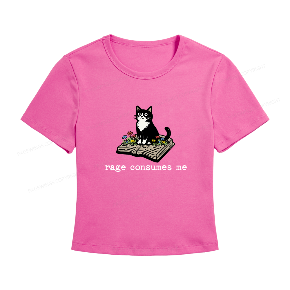 Pagewings Rage Consumes Me Women's Baby Tee