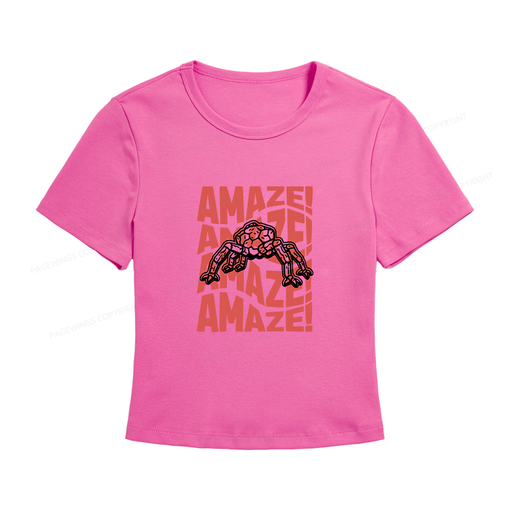 Pagewings Space Women's Baby Tee