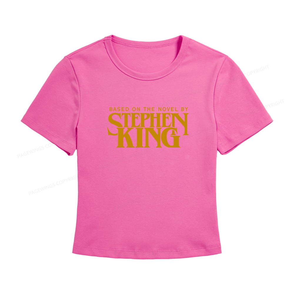 Pagewings Based On A Novel By Horror Writer Women's Baby Tee