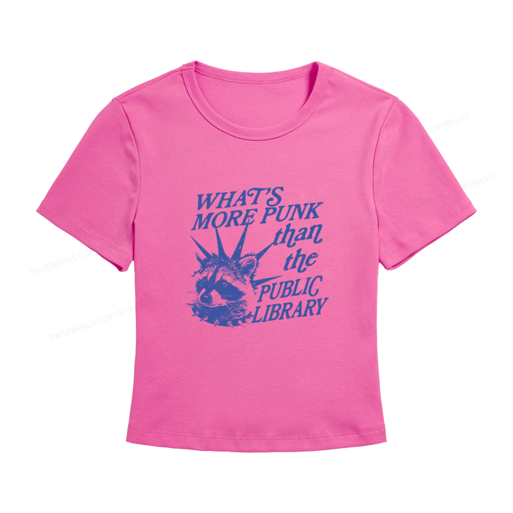 Pagewings What’s More Punk Than The Public Library Women's Baby Tee
