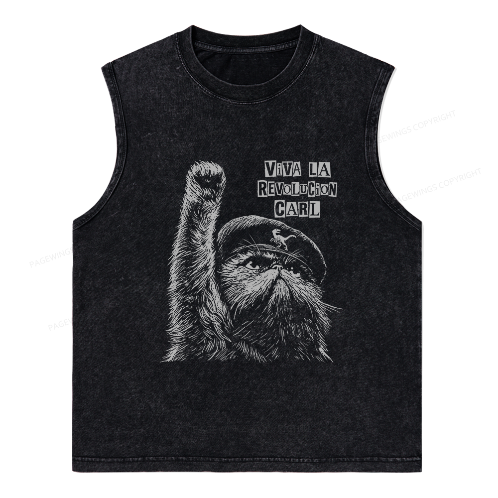 Pagewings Sci-Fi Book Lover Unisex Washed Tank Top