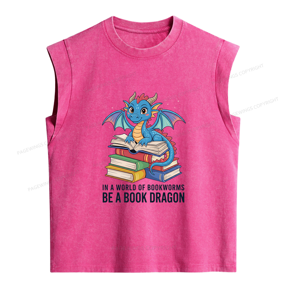 Pagewings Bookworms Women's Washed Tank Top