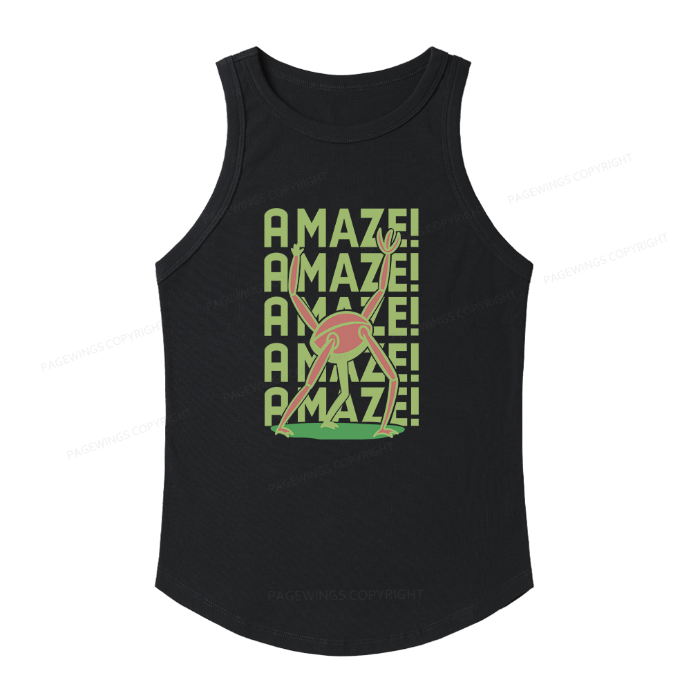 Pagewings Slim Fit Science Fiction Lover Women's Fitted Tank Top 