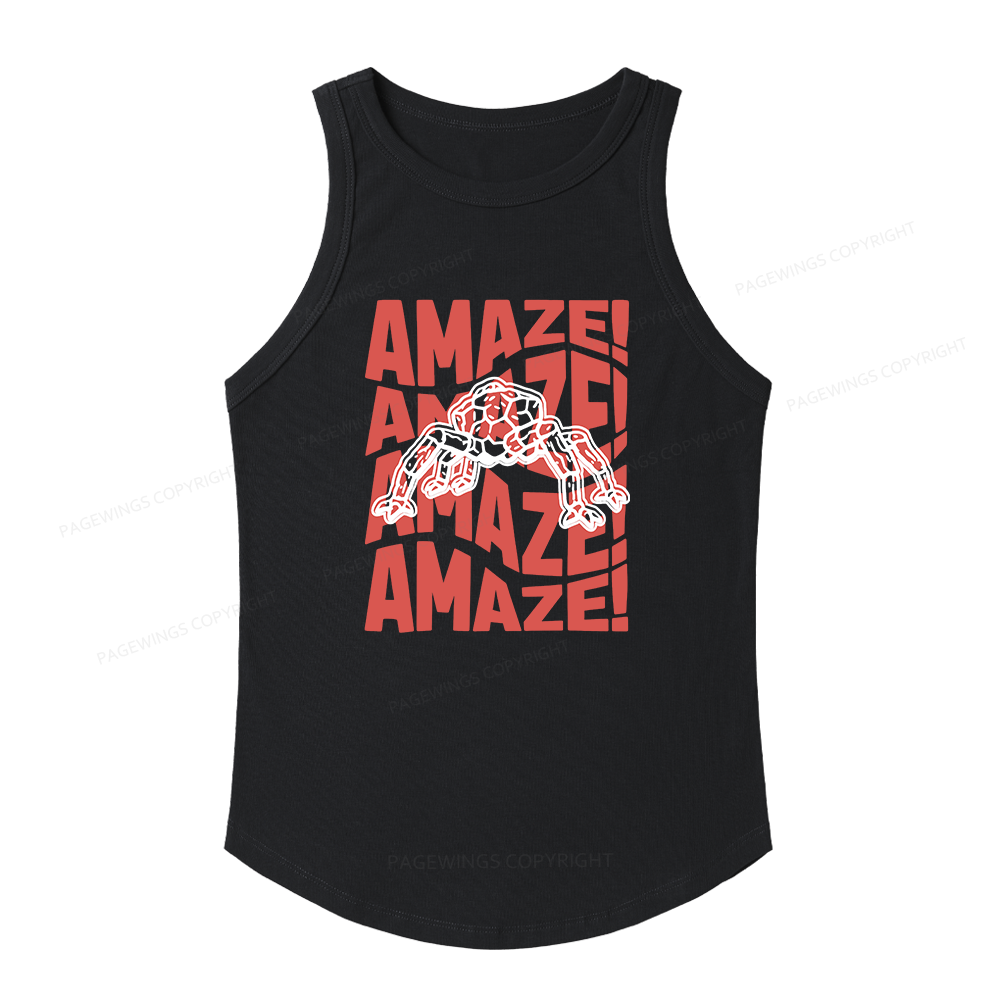 Pagewings Slim Fit Space Women's Fitted Tank Top 