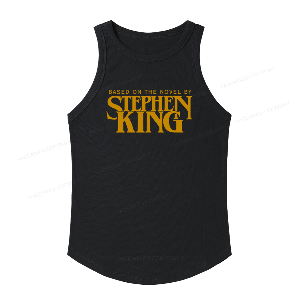Pagewings Slim Fit Stephen King Women's Fitted Tank Top
