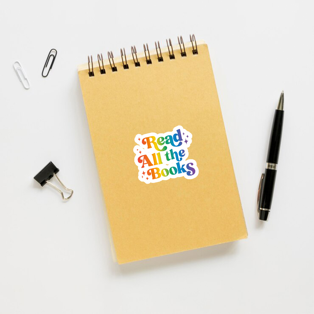Pagewings Read All the Books Sticker