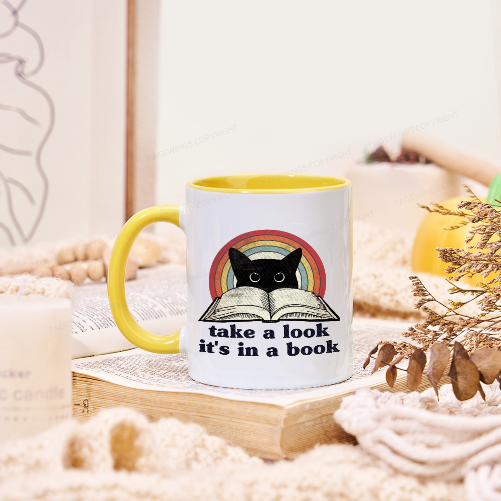 Pagewings Take A Look Its In A Book Mug