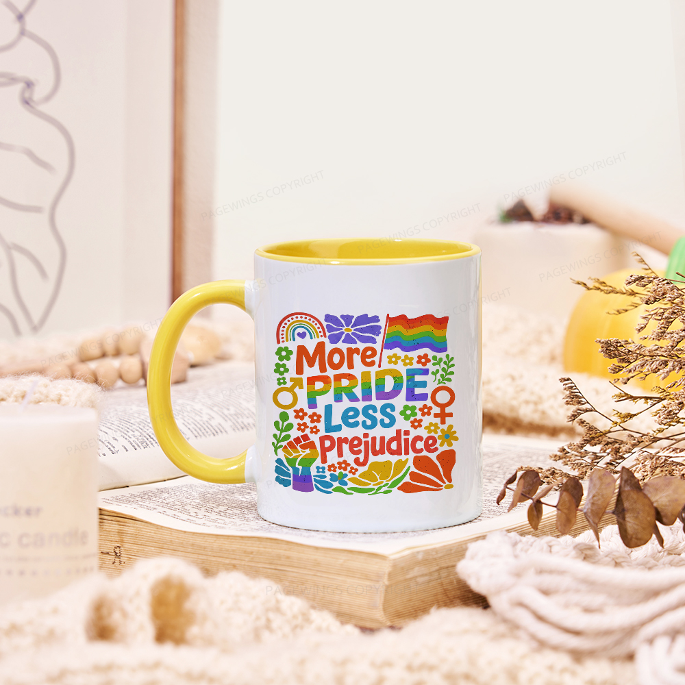 Pagewings More Pride Less Prejudice Mug