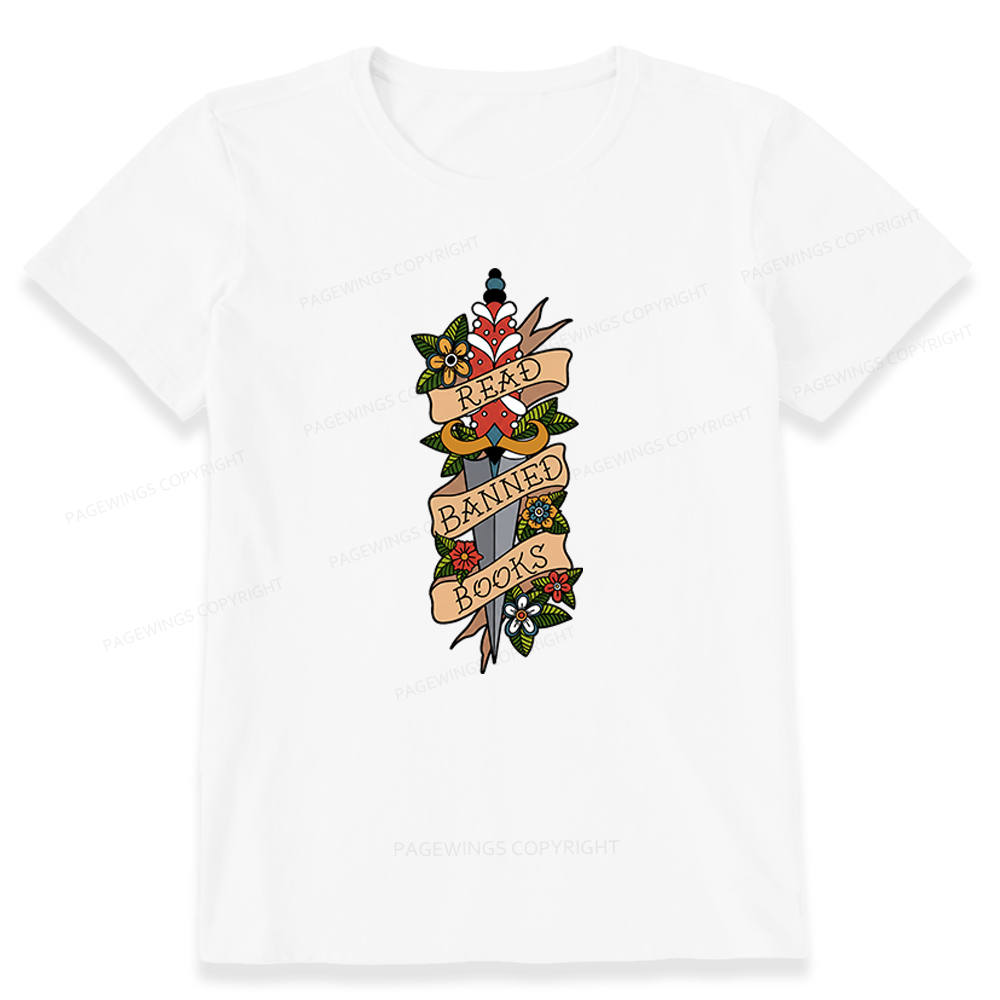 Pagewings Banned Books Unisex Classic T-shirt