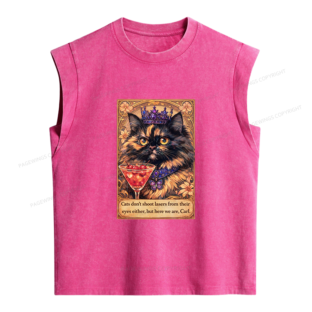 Pagewings Princess Donut Bloom Women's Washed Tank Top
