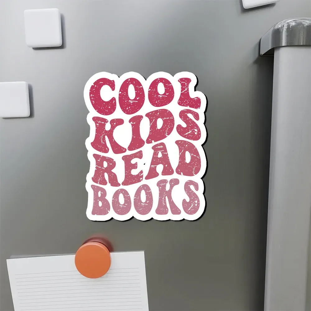 Pagewing Cool Kids Read Books Fridge Magnet